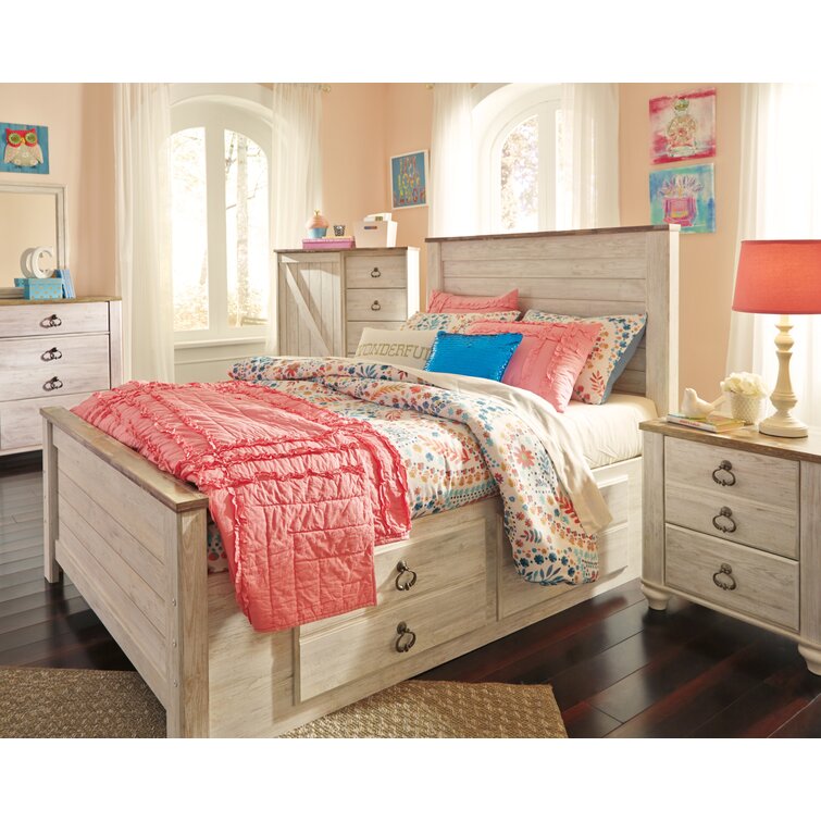 Willowton full store sleigh bed